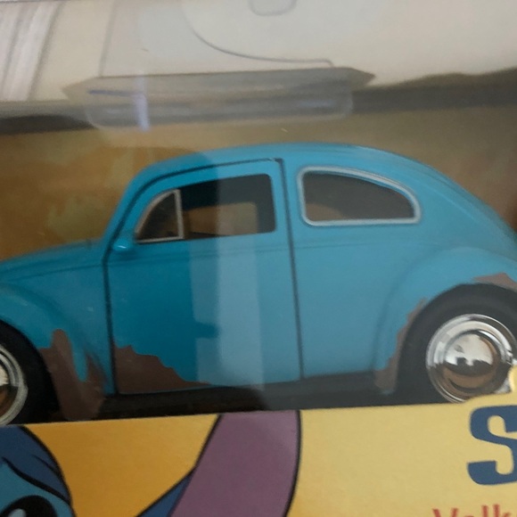 Jada Stitch Volkswagen Beetle Die-Cast Car - Blue - Picture 3 of 8